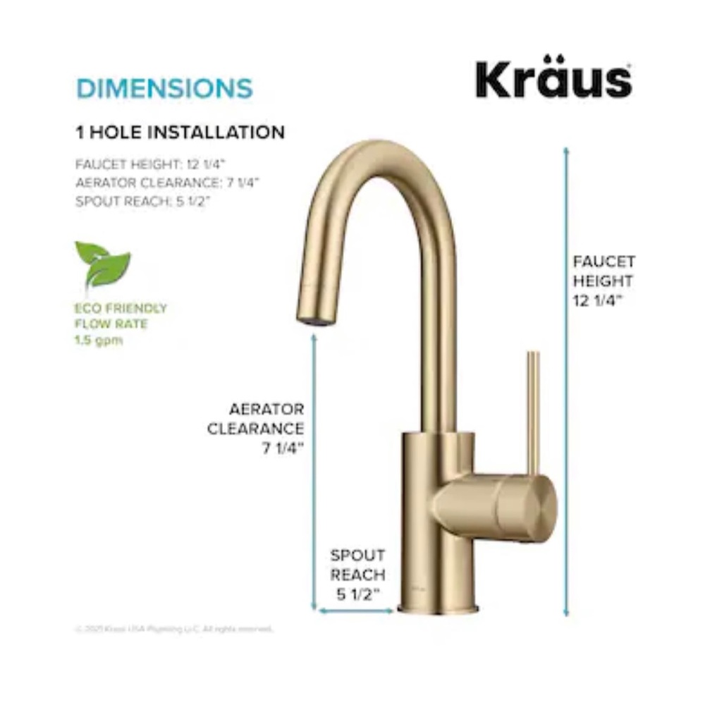 Kraus Kitchen Faucet New